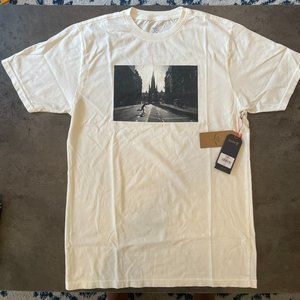 BNWT Roark Jamie Thomas Capsule Edinburgh Scotland Off White Tee